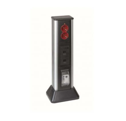 Connect Миниколонна 1-сторонняя на 5 CIMA-модулей 741х715(125)х1095(164) мм SC алюминий-графит