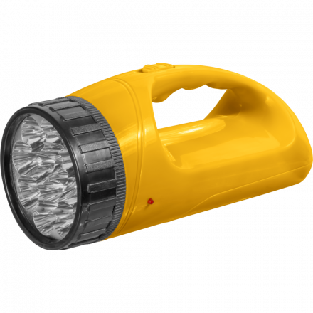 Фонарь светодиодный NPT-SP13-ACCU 12+18LED 90лм 50м аккумуляторный прожектор+кемпинг пластик 1.1Ач