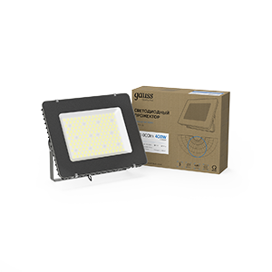 Прожектор светодиодный ДО 400 Вт 48000 Лм 6500К 175-265 В IP65 графитовый LED Qplus Gauss