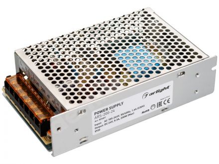 Блок питания ARS-100-24 (24V, 4.2A, 100W) (ARL, IP20 Сетка, 2 года)