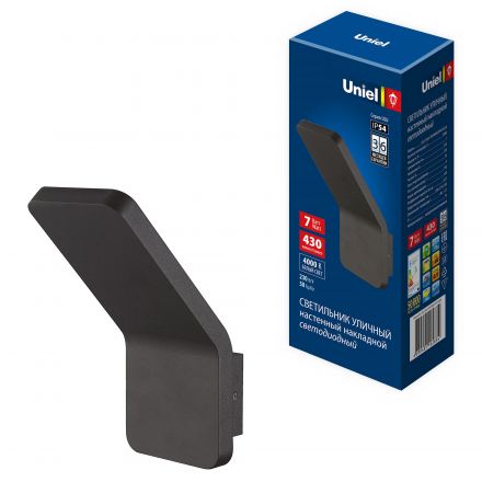 Светильник светодиодный уличный Архитектурный накладной ULU-S36A-7W/4000K IP54 BLACK Белый свет (4000K) Корпус черный