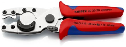Труборез-ножницы для комбинированных многослойных ( 12 -25 мм) и защитных труб ( 18 - 35 мм) L-210 мм блистер