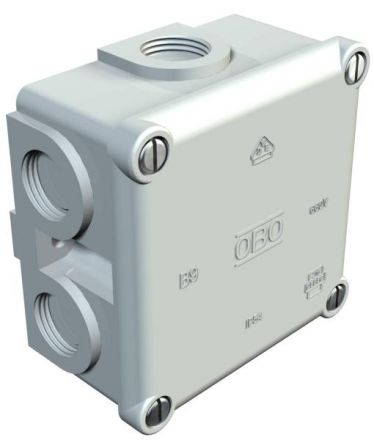 Коробка распределительная B9 82x82x46 с резьбой