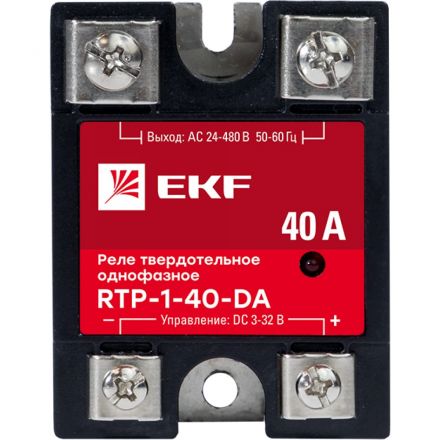 Реле твердотельное однофазное RTP-40-DA EKF