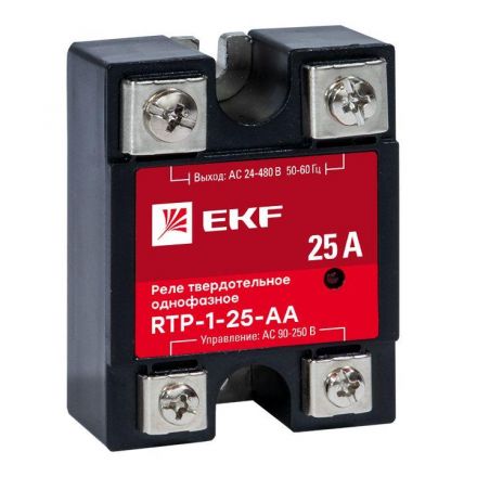 Реле твердотельное однофазное RTP-25-AA EKF       PROxima