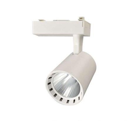 Светильник светодиодный трековый на шинопровод ДПО- 25w 4000K 24° WH (белый) IP40 jazzway