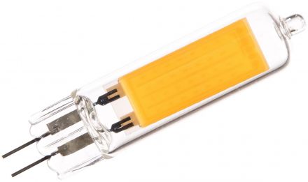 Лампа светодиодная LED 5.5 Вт 480 Лм 3000К теплая G4 капсула 220 В стекло Black Gauss
