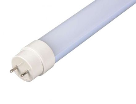 Лампа светодиодная LED 10Вт T8 230V/50Hz холодный матовая (установка возможна после демонтажа ПРА)