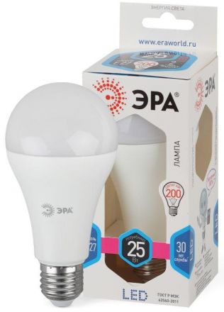 Лампа светодиодная LEDA65-25W-840-E27(диод,груша,25Вт,нейтр,E27)