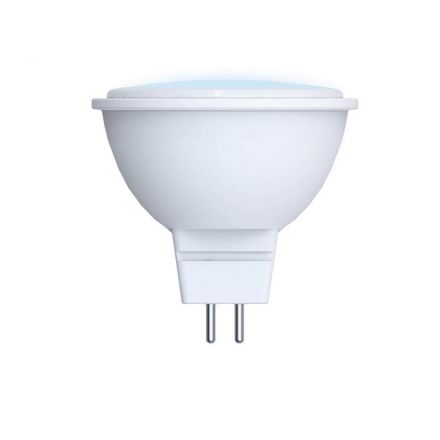 Лампа светодиодная LED-JCDR-5W/6500K/GU53/FR/SLS Форма JCDR матовая Дневной свет (6500K) ТМ Volpe