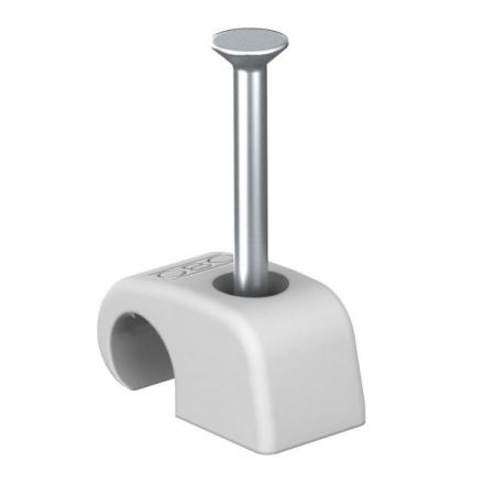 Крепежная скоба с гвоздем 4-7mm, L25