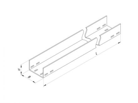 Лоток ЛМГ 200x50