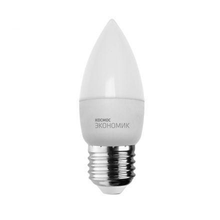 Лампа светодиодная LED 7.5Вт CN 220В Е27 D37х99 4500 белый 600лм Космос