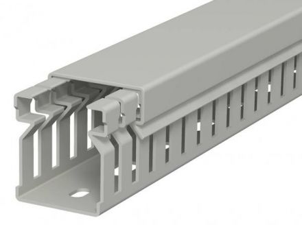 Распределительный кабельный канал LK4 30x25x2000 мм (ПВХ,серый)