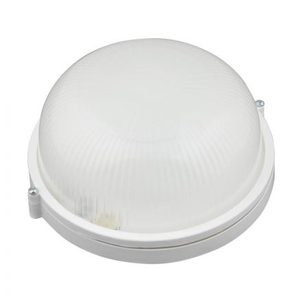 ULW-K21A 8W/6000K IP54 WHITE Светильник светодиодный влагозащищенный. Круг. Дневной белый свет (6000K). 600Лм. Диаметр 188мм. Корпус белый. ТМ Uniel.