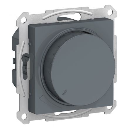 ATLASDESIGN СВЕТОРЕГУЛЯТОР (диммер) повор-нажим, LED, RC, 400Вт, мех., ГРИФЕЛЬ