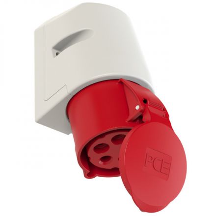 Розетка настенная 16А/400V/3P+N+E/IP44
