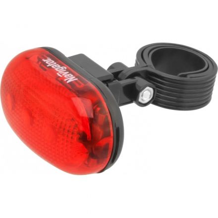 Фонарь светодиодный NPT-B02-2AAA 3LED велосипедный металл+пластик
