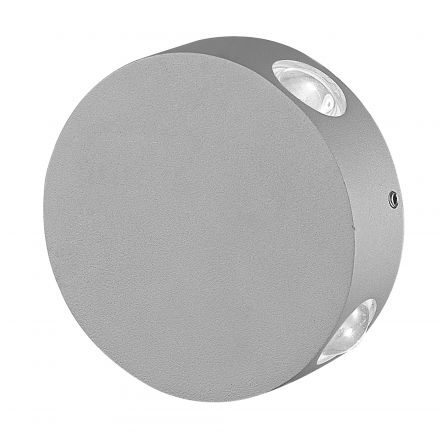 Светильник светодиодный уличный ULU-S42A-4x1W/4000K IP65 GREY Архитектурный накладной Белый свет (4000K) Корпус серый TM Uniel