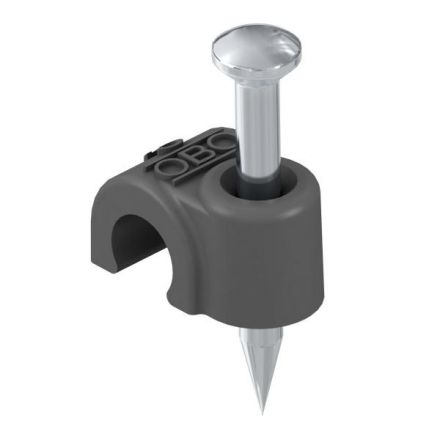 Крепежная скоба с гвоздем 8mm, L25