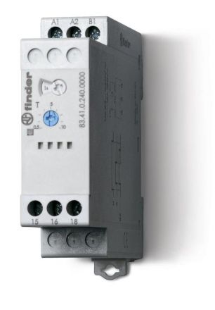 Таймер модульный мультифункциональный (AE EEa FE GE IT BEp DEp SHp) питание 24-240В АС/DC 2CO 12A 22.5мм регулировка времени 0.05с-10дней IP20