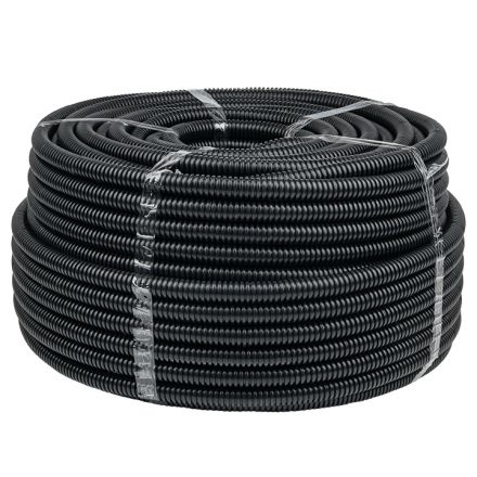 Труба гофрированная FPHF с зондом d50мм (20м.) черная Plast PROxima