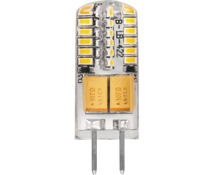 Лампа светодиодная LED 3вт 12в G4 дневной капсульная