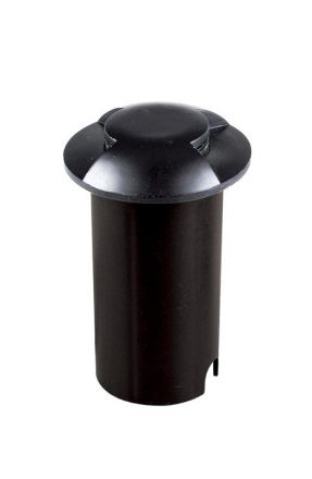 Светильник светодиодный грунтовый встраиваемый ДВУ- 2w 4000K IP65 черный Jazzway PGR R60/2