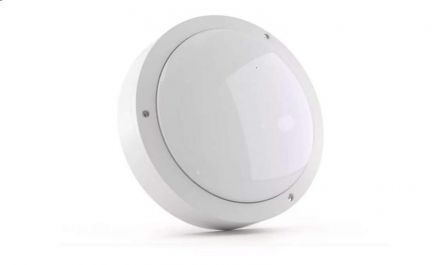 ULW-K13A 10W/5000K IP54 WHITE Светильник светодиодный влагозащищенный. Круг. Белый свет (5000K). 1200Лм.  Корпус белый.