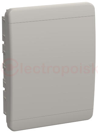 TEKFOR Корпус пластиковый встраиваемый ЩРВ-П-24 IP41 белая дверь IEK