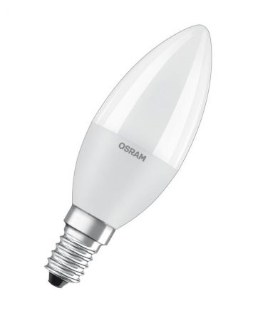 Лампа светодиодная LED 5.4Вт E14 LS CLB40 тепло-белый прозрачная свеча OSRAM