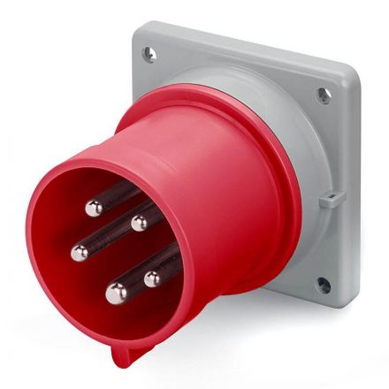 Вилка скрытой установки IP44 16A 3P+E+N 400В