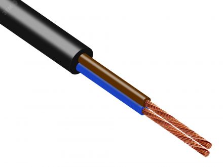 Провод ПВСнг(А)-LS  2*1.5 Ч 100м ТРТС