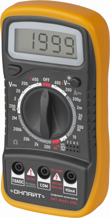 Мультиметр ОНЛАЙТ 90 080 ОMT-Mm01-830L (830L)