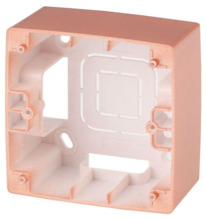 Коробка наклад. монтажа 1 пост, Эра12, медь (20/200/1200) 12-6101-14 ЭРА
