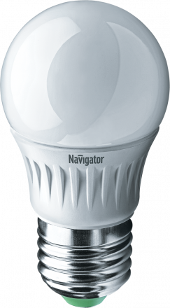 Лампа светодиодная LED 5вт E27 белая шар