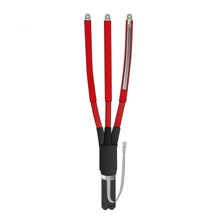 Муфта концевая термоусаживаемая 3ПКВТпНнг-LS-Б-10-150-240 КлЭ