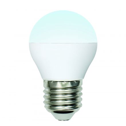 Лампа светодиодная с трехступенчатым диммером 100-50-10 LED 6вт 175-250В шар 510Лм Е27 4000К Uniel Multibrigh