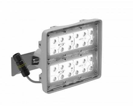 Светильник L-pixel 1/banner/50/Г60/750(R5)/01/MT-KM/I2-C1/220AC IP66 RAL7035