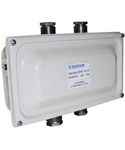 КЗНС-16 У2, 20 зажимов, сальники 4 шт алюм. IP65, коробка клеммная с наборными зажимами  (ЭТ)