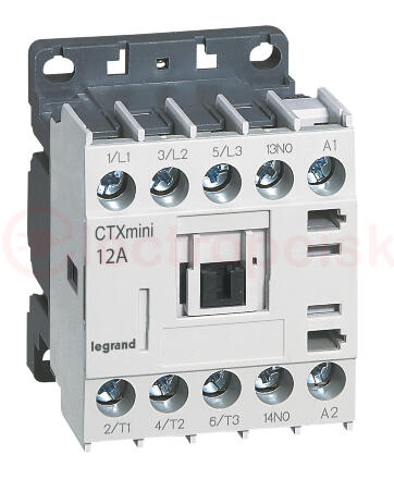 CTX3 Контактор 3п 12А 1НО 230В AC Мини