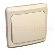 ЭТЮД Выключатель одноклавишный скрытый бежевый сх.1 ЭТЮД Выключатель одноклавишный скрытый бежевый сх.1