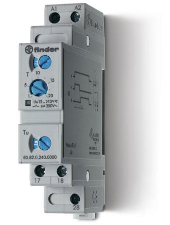 Таймер 17.5мм 2NO 6A SD (Y-Д)