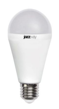 LED 20вт E27 холодный белый, груша jazzway