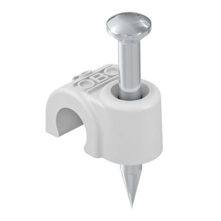 Крепежная скоба с гвоздем 14mm, L50