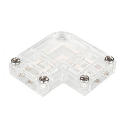 Коннектор угловой для ленты ARL-50000PV (15.5x6mm) прозрачный (ARL, Пластик)