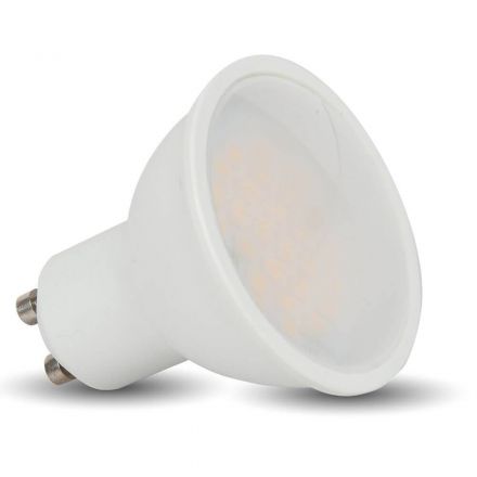 Лампа светодиодная LED 7вт 230в GU10 теплый
