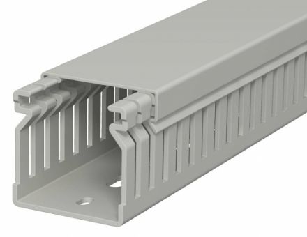 Распределительный кабельный канал LK4 40x40x2000 мм (ПВХ, серый)