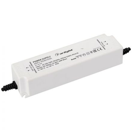 Блок питания ARPJ-KE86700A (60W, 700mA, PFC) (ARL, IP65 Пластик, 5 лет)
