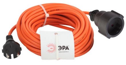 Удлинитель силовой UPx-1-2x0.75-20m-IP44 в бухте б/з 1 гн 20м ПВС 2х0.75 UPx-1-2x0.75-20m-IP44 ЭРА